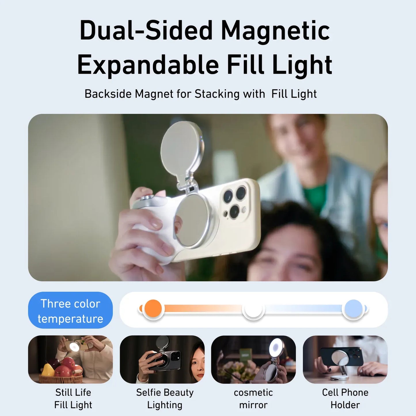 Magnetic Phone Camera Grip