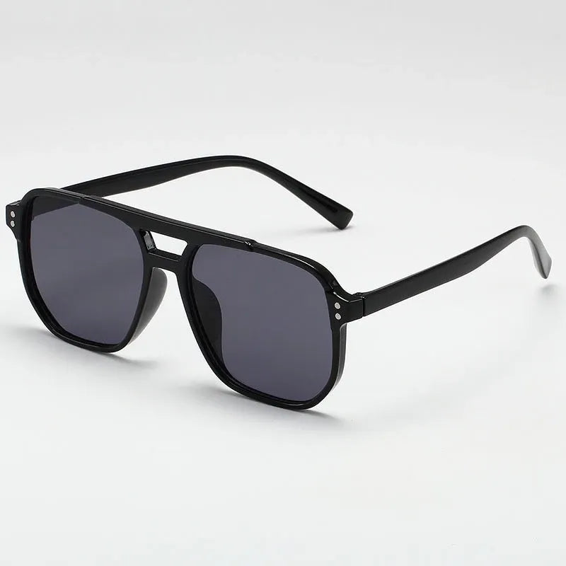 UMEKO square sunglasses for men and women, NK42, UV protection.