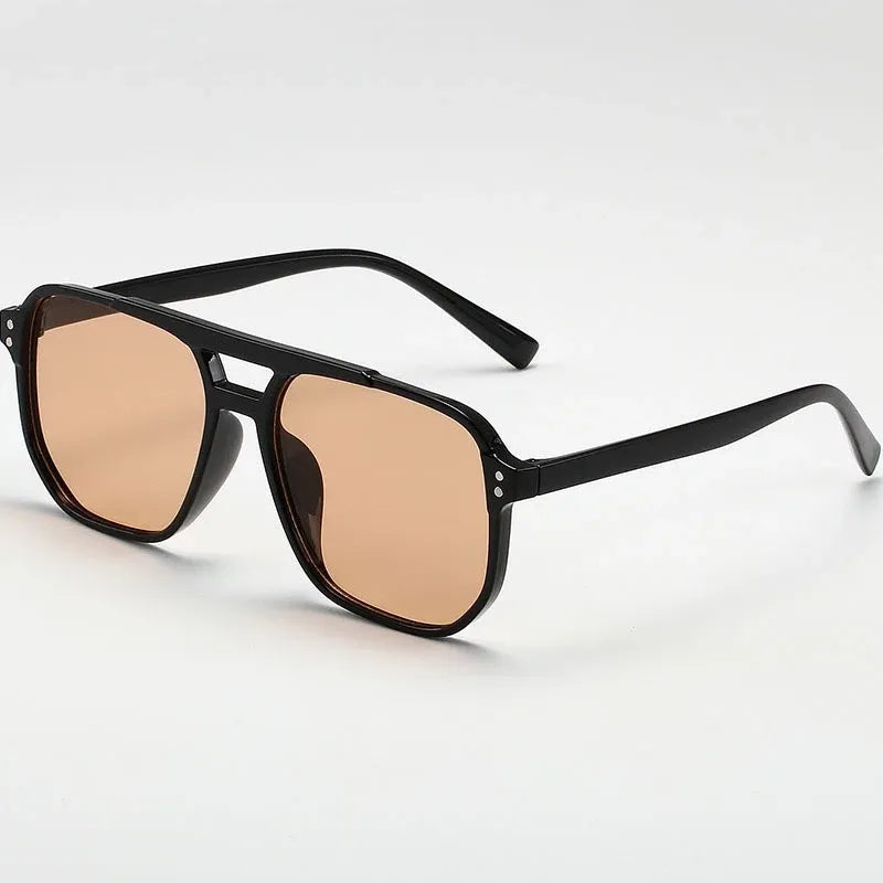 UMEKO square sunglasses for men and women, NK42, UV protection.