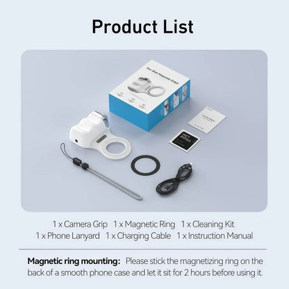 Magnetic Phone Camera Grip