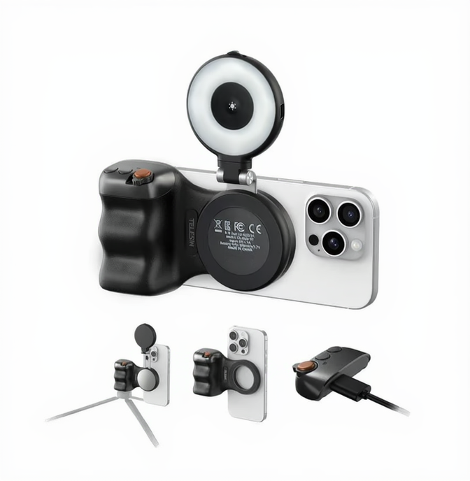 Magnetic Phone Camera Grip