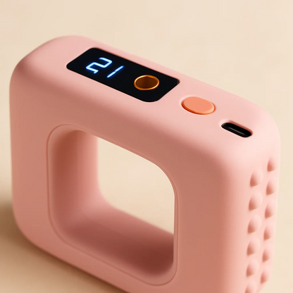 Portable Electric Fascia Massage Ring Ergonomic Fat Burning Electric Body Slimming Machine with Belt Low Noise