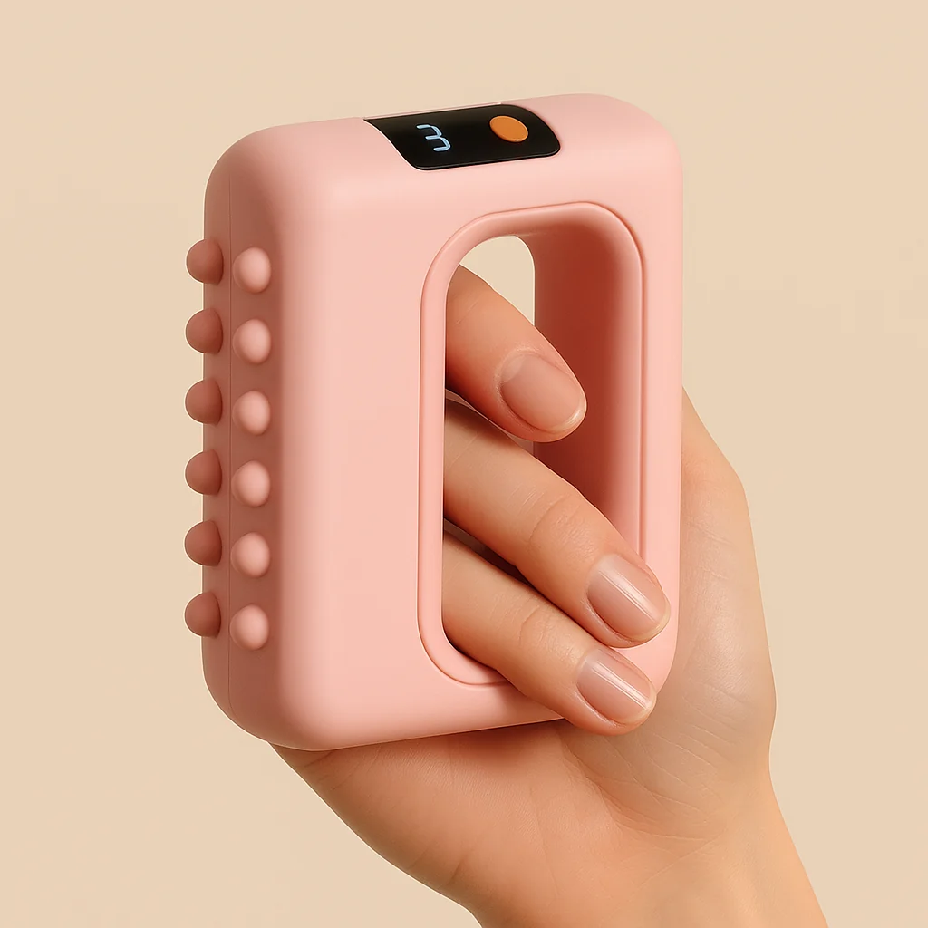 Portable Electric Fascia Massage Ring Ergonomic Fat Burning Electric Body Slimming Machine with Belt Low Noise