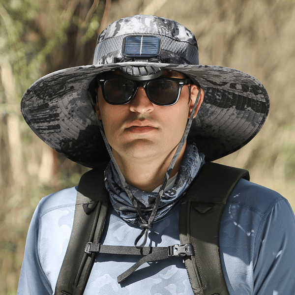 2026 New Ultralight Solar Fan Sun Hat