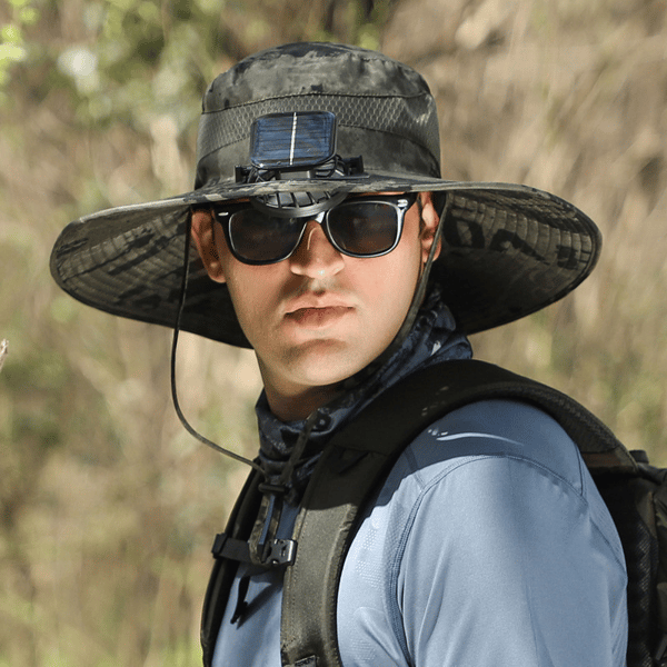 2026 New Ultralight Solar Fan Sun Hat