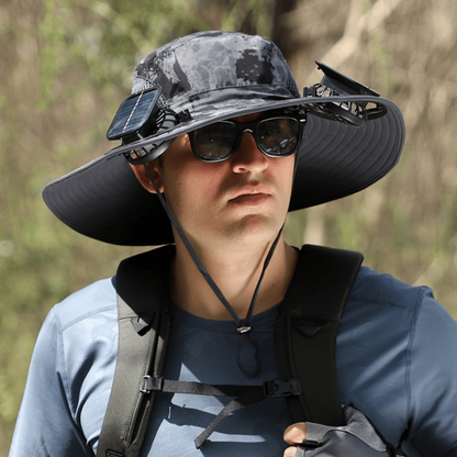 2026 New Ultralight Solar Fan Sun Hat