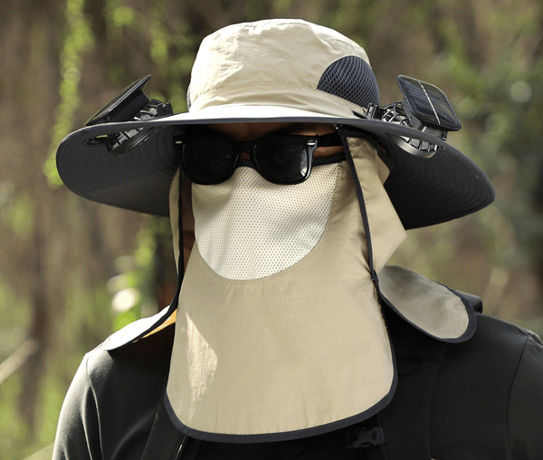 2026 New Ultralight Solar Fan Sun Hat