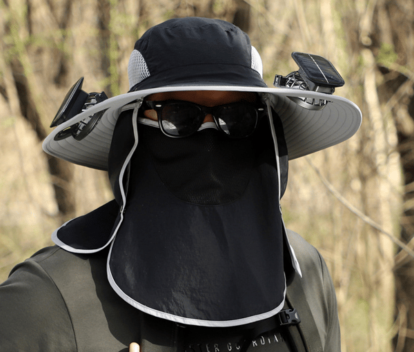 2026 New Ultralight Solar Fan Sun Hat
