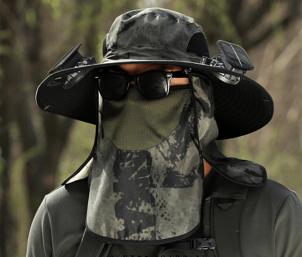 2026 New Ultralight Solar Fan Sun Hat