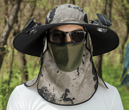 2026 New Ultralight Solar Fan Sun Hat