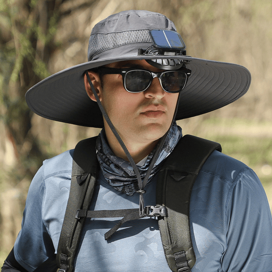 2026 New Ultralight Solar Fan Sun Hat